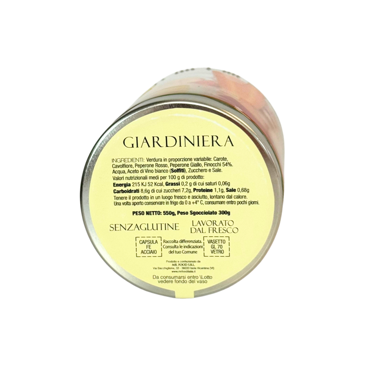 Giardiniera în oțet, 550g - imagine 2