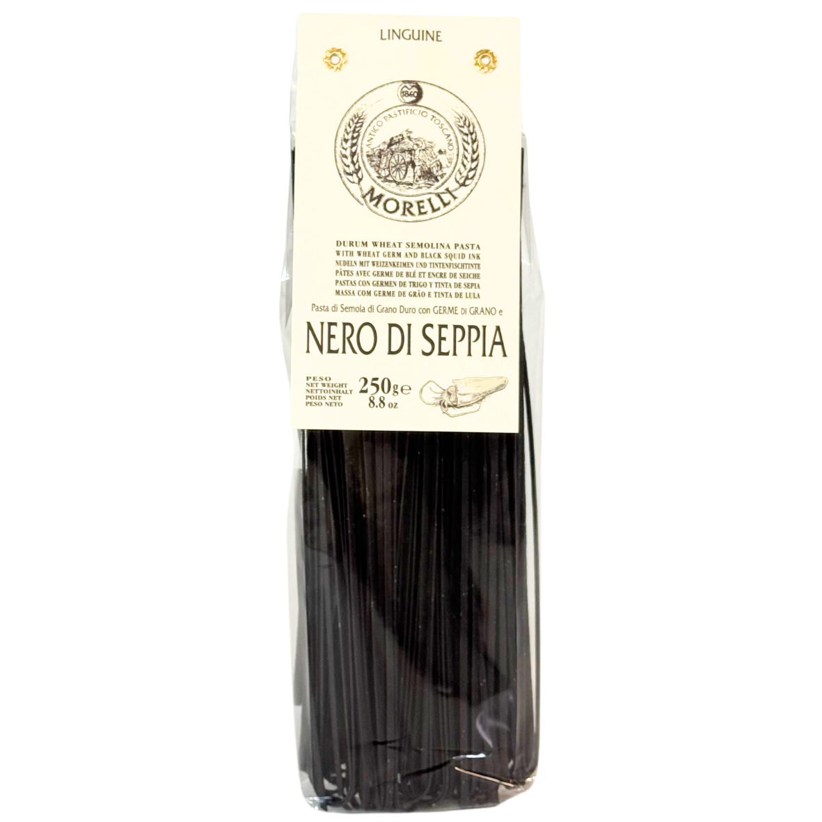 Linguine cu cerneală de sepie, 250g